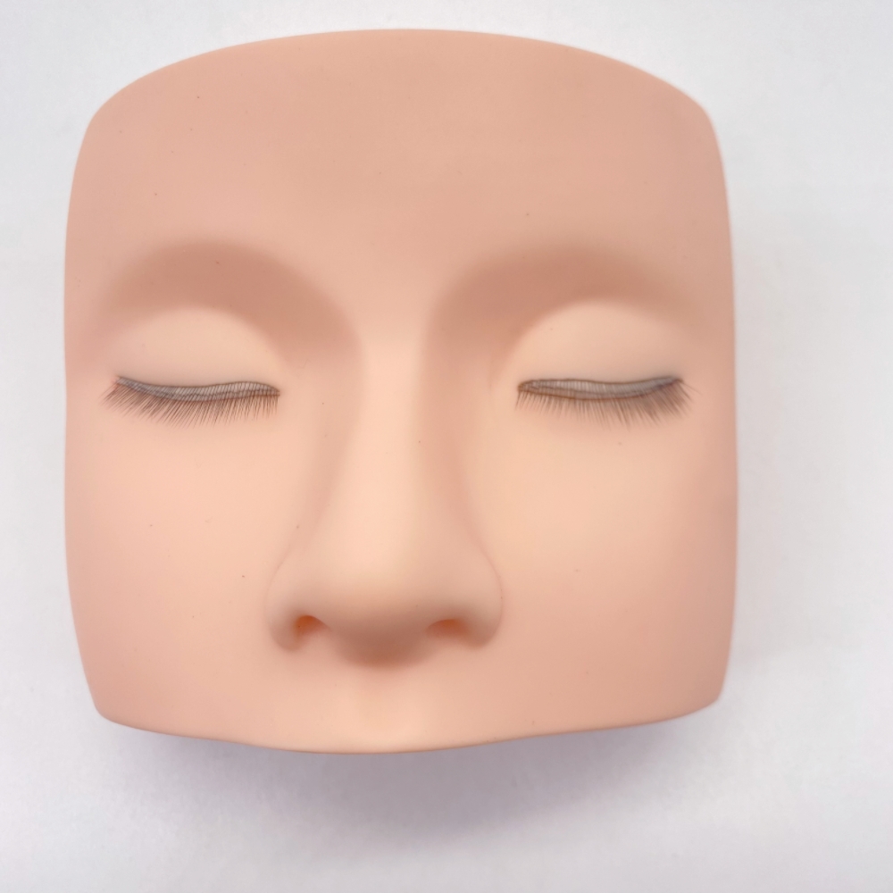 Eyelash Extension Model - Yanlış kirpik manken kafa düz bebek
