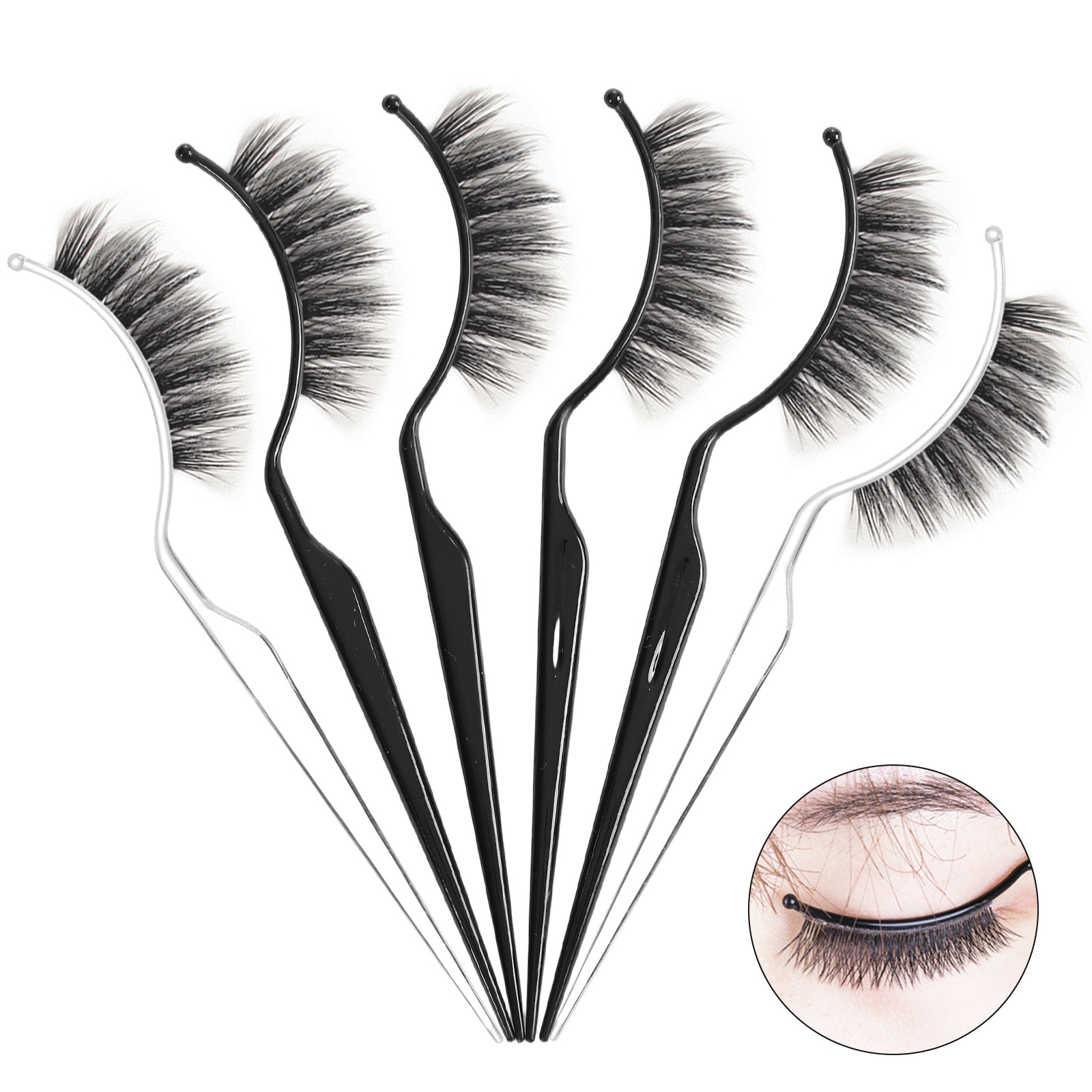 Eyelash Extension Model - 10 adet sahte kirpik deneme takma