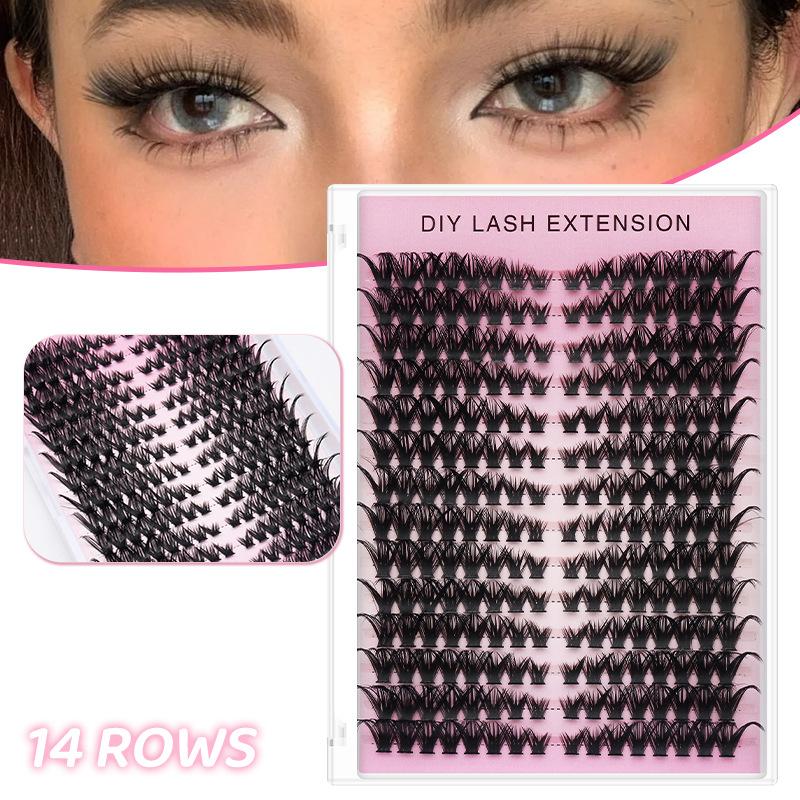 Eyelash Extension Cluster - 20 adet DIY Takma Kirpik Uzatma