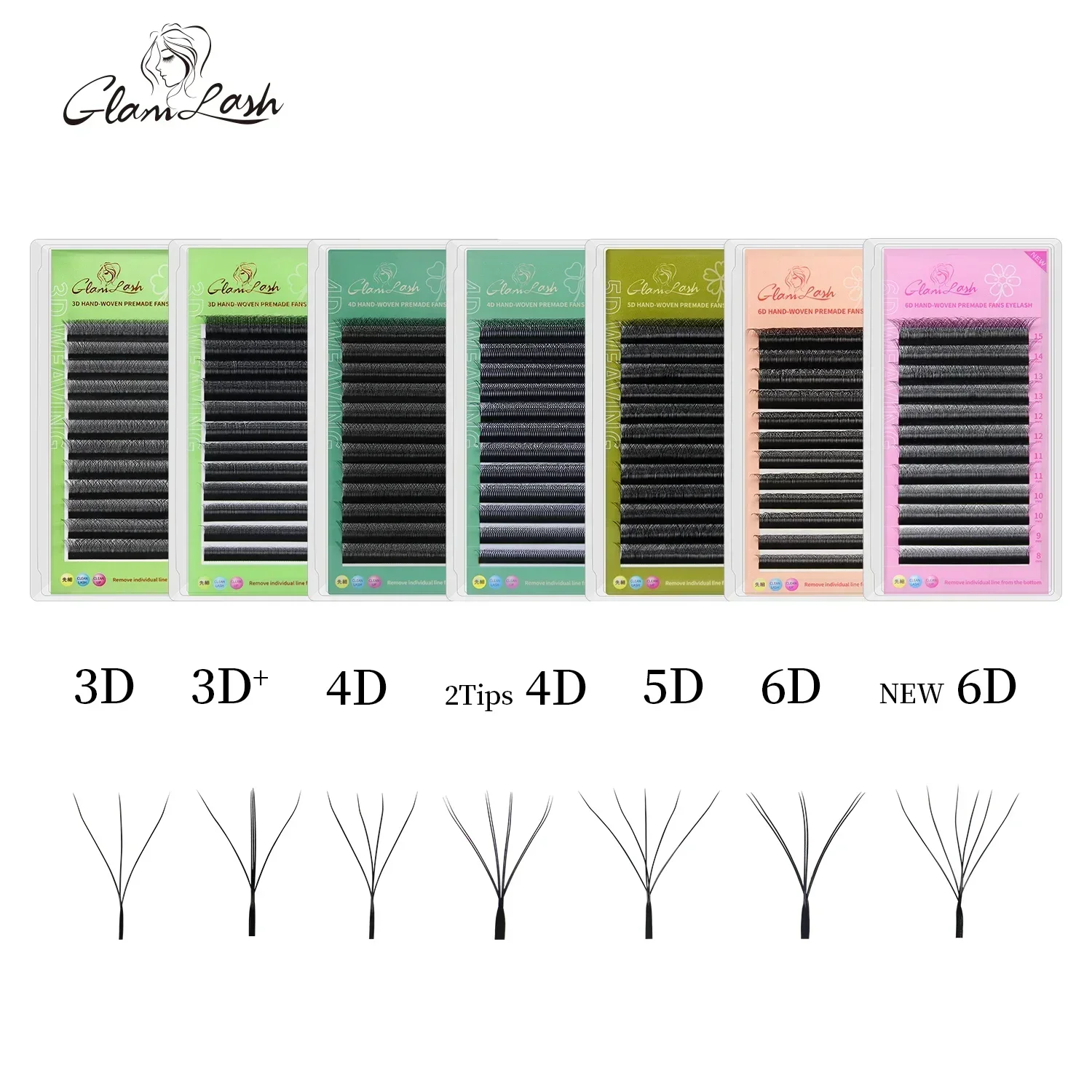 Lash Fan Volume - GLAMLASH W Şekli Bloom 3D 4D