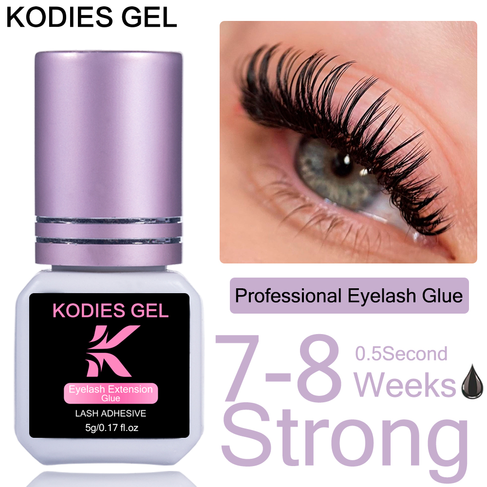 Eyelash Extension Glue For Sensitive Eyes - KODIES JEL Ekstra Güçlü Kirpik Tutkal