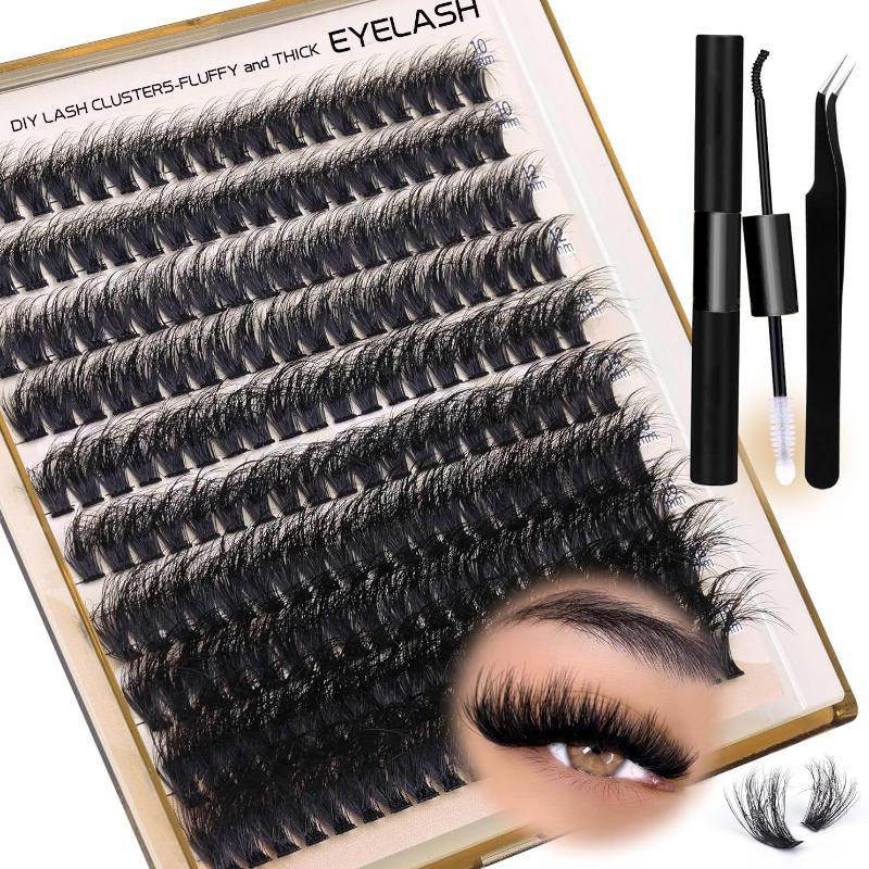 Eyelash Extension Cluster - Yeni Kabarık Kalın Kirpik Demetleri DIY
