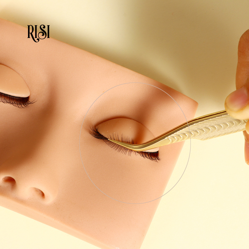 Eyelash Extension Model - Ücretsiz 2 Katmanlı Kirpik Manken Silikon