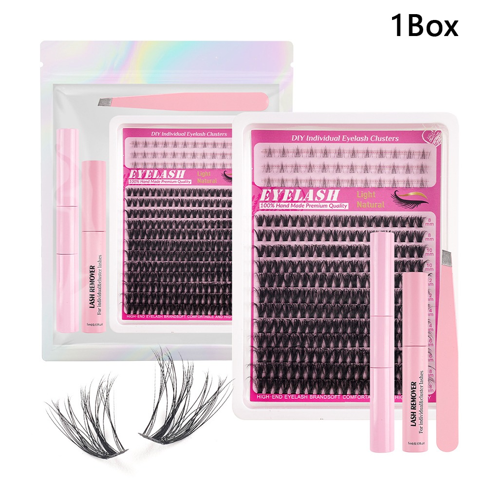 Eyelash Extension Cluster - 8-18mm Uzunlukta Takma Kirpikler Doğal Görünümlü