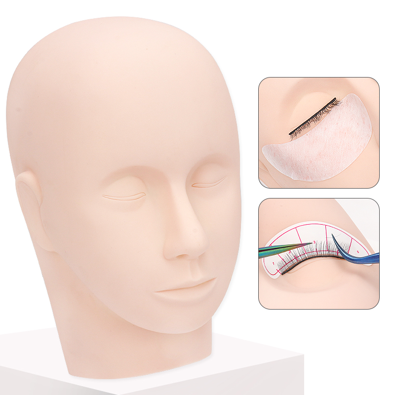 Eyelash Extension Model - 1 adet Kirpik Uzatma Eğitim Başı