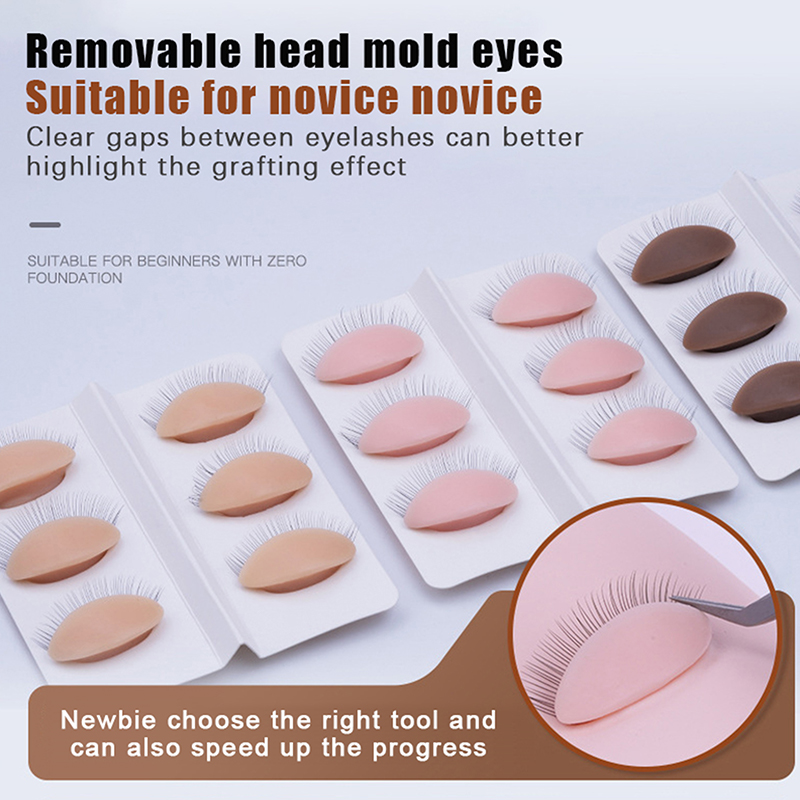 Eyelash Extension Model - 3 çift/takım yedek takma kirpik uzatma