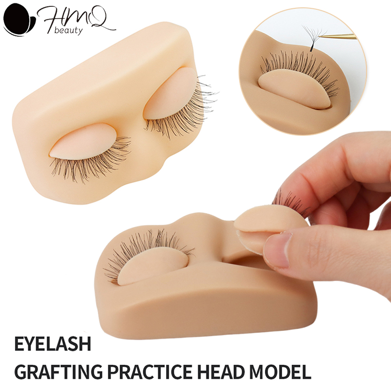 Eyelash Extension Model - Kirpik Uzatma Uygulama Kafası Çıkarılabilir Göz