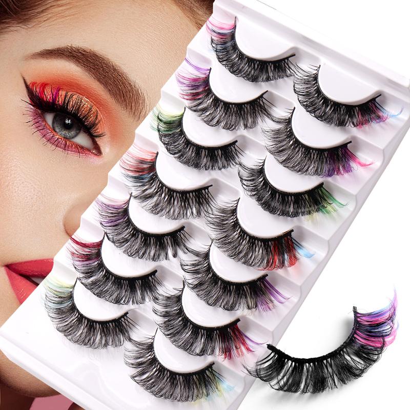 7 Çift Renkli Takma Kirpik 3D  - Eyelash Extension Cluster incelemesi ve fiyatı