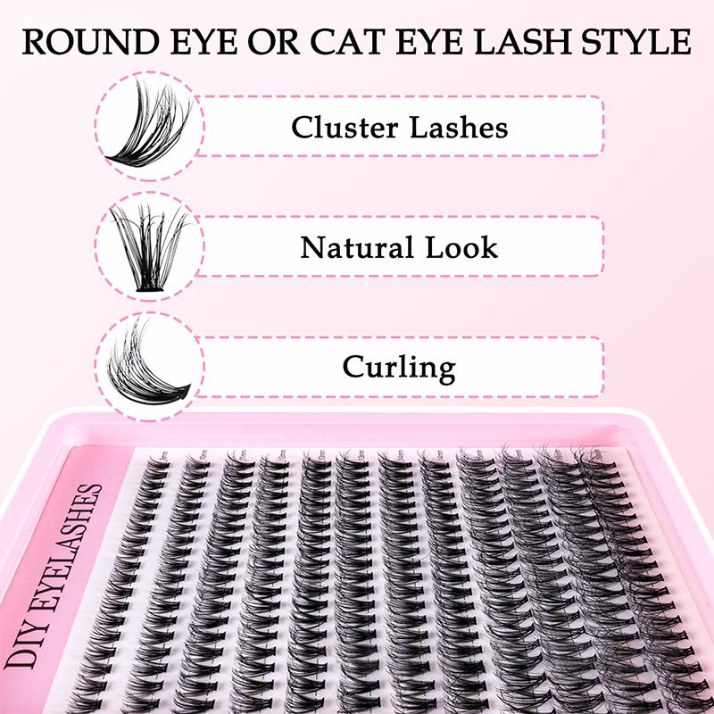 Doğal Küme Kirpik Seti Kendin  - Eyelash Extension Cluster incelemesi ve fiyatı