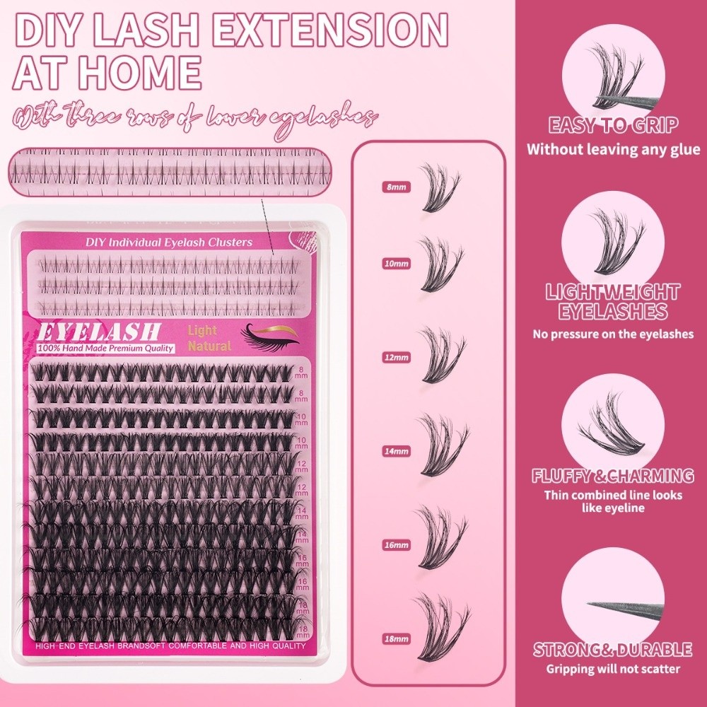 8-18mm Uzunlukta Takma Kirpikl - Eyelash Extension Cluster incelemesi ve fiyatı