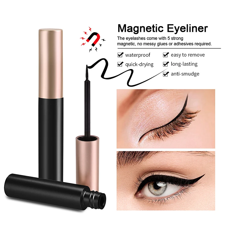 1/2 adet siyah manyetik Eyelin - Eyelash Extension Glue For Sensitive Eyes incelemesi ve fiyatı