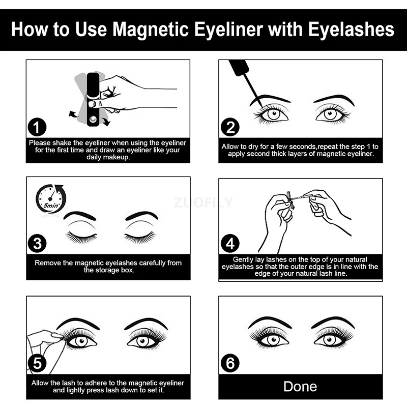 1/2 adet siyah manyetik Eyelin - Eyelash Extension Glue For Sensitive Eyes incelemesi ve fiyatı